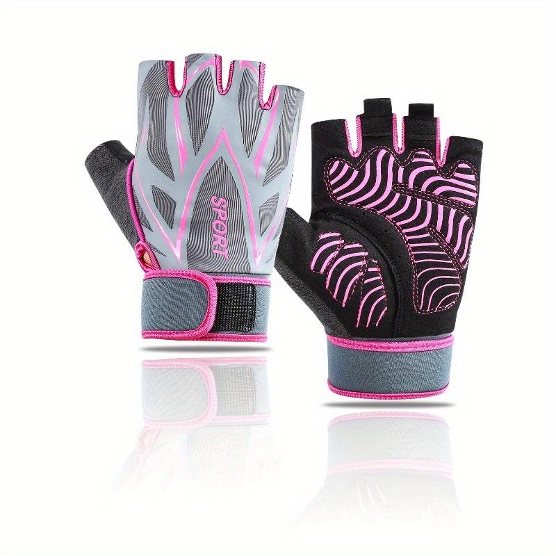 1 пара женских перчаток без пальцев для фитнеса, спорта, езды на открытом воздухе, тренировок со штангой и силовых тренировок для предотвращения мозолей, подходят для велоспорта M розовый
1 пара женских перчаток без пальцев для фитнеса, спорта, езды на открытом воздухе, тренировок со штангой и силовых тренировок для предотвращения мозолей, подходят для велоспорта M розовый