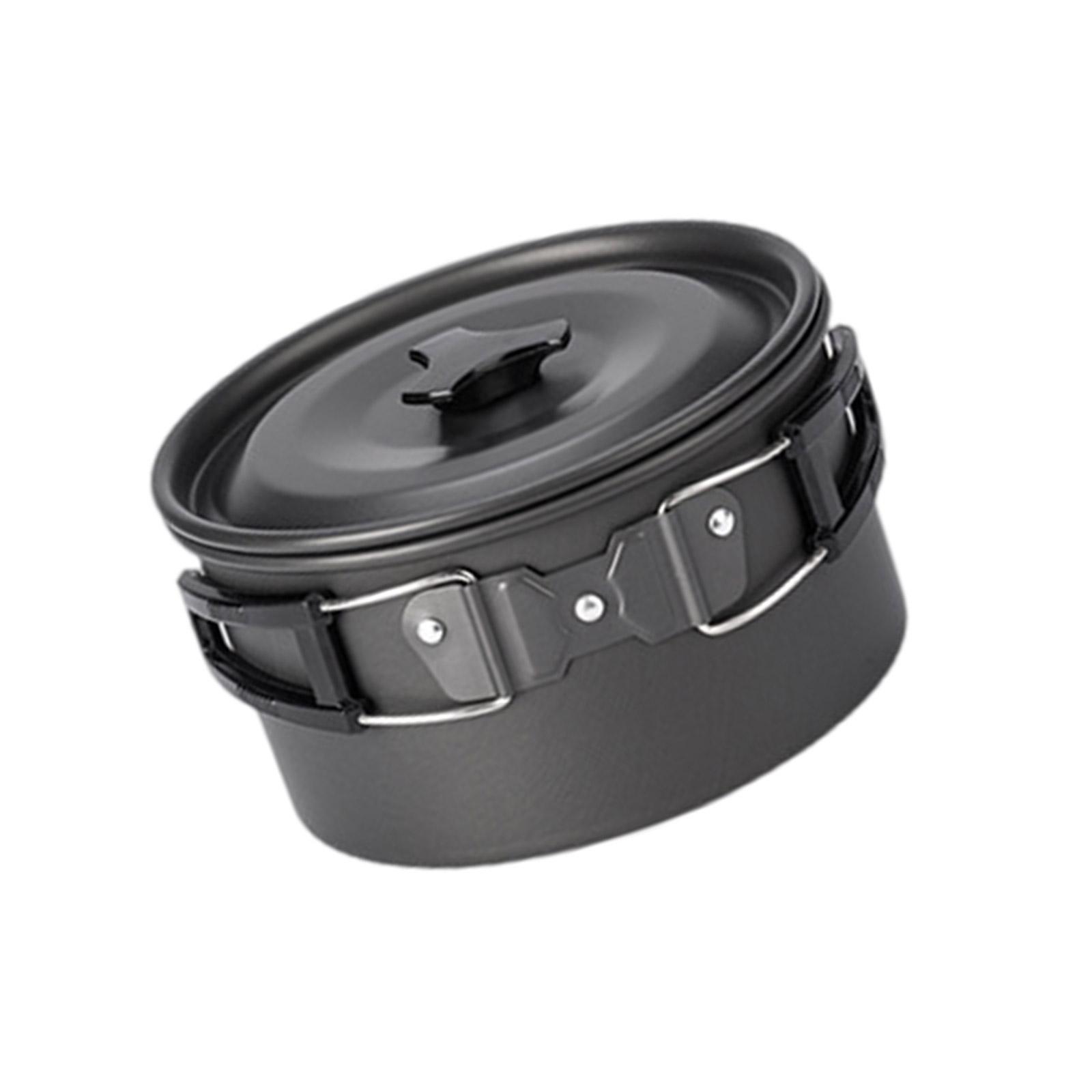 Aluminum Alloy Camping Pot Outdoor Cooking Pot with Lid NonStick Camping Cookware for Camping Hiking Picnic Travel M
Aluminum Alloy Camping Pot Outdoor Cooking Pot with Lid NonStick Camping Cookware for Camping Hiking Picnic Travel M