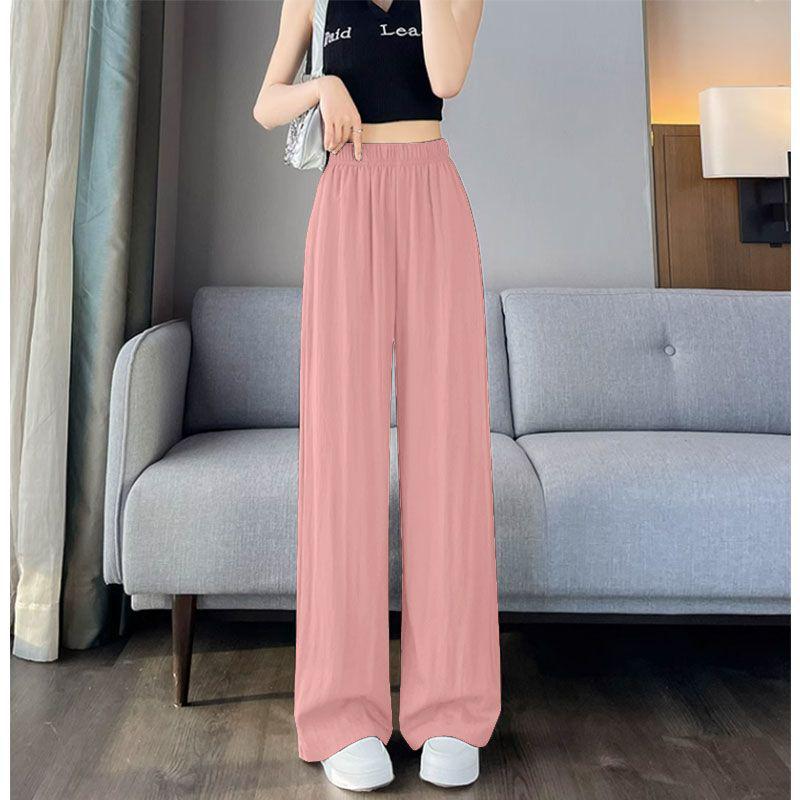 Ice Silk Pleated High-Waisted Wide-Leg Pants - Women s Summer Casual Straight-Leg Yamamoto Style 3XL 145-160 jin
Ice Silk Pleated High-Waisted Wide-Leg Pants - Women s Summer Casual Straight-Leg Yamamoto Style 3XL 145-160 jin