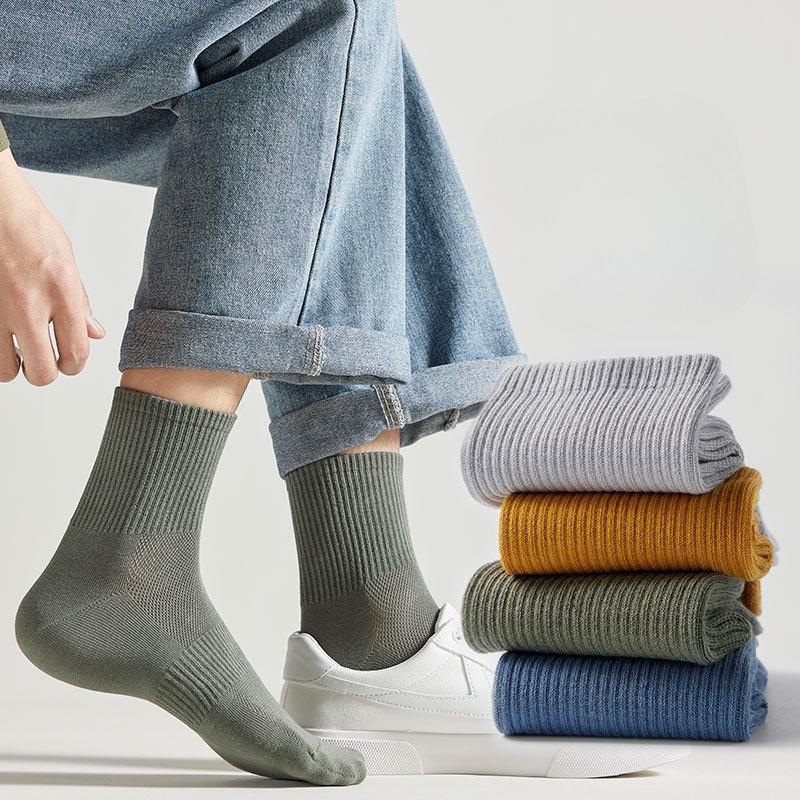 3 Pairs of Spring and Summer Thin Business All-season Mid-calf Mesh Cotton Socks, Pure Cotton Breathable, Men s Business Solid Color 3 pairs синій/сірий
3 Pairs of Spring and Summer Thin Business All-season Mid-calf Mesh Cotton Socks, Pure Cotton Breathable, Men s Business Solid Color 3 pairs синій/сірий