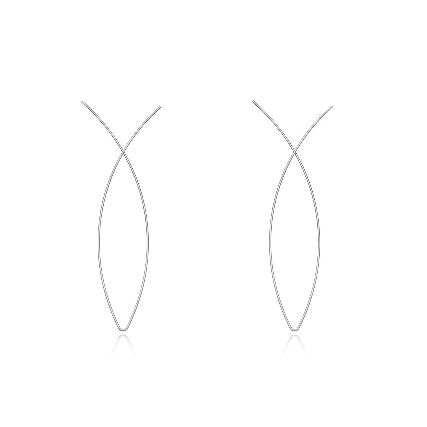 New accessories, fashion, abstract art, fishing line earrings, earrings, earrings срібний
New accessories, fashion, abstract art, fishing line earrings, earrings, earrings срібний