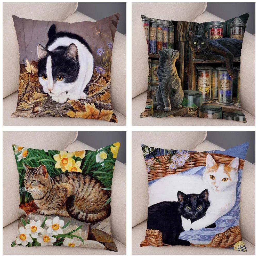 Pet Cartoon Animal Pillowcase Sofa Home Car Cute Watercolor Cat Cushion Cover Decoration x xInch 66x66cm
Pet Cartoon Animal Pillowcase Sofa Home Car Cute Watercolor Cat Cushion Cover Decoration x xInch 66x66cm