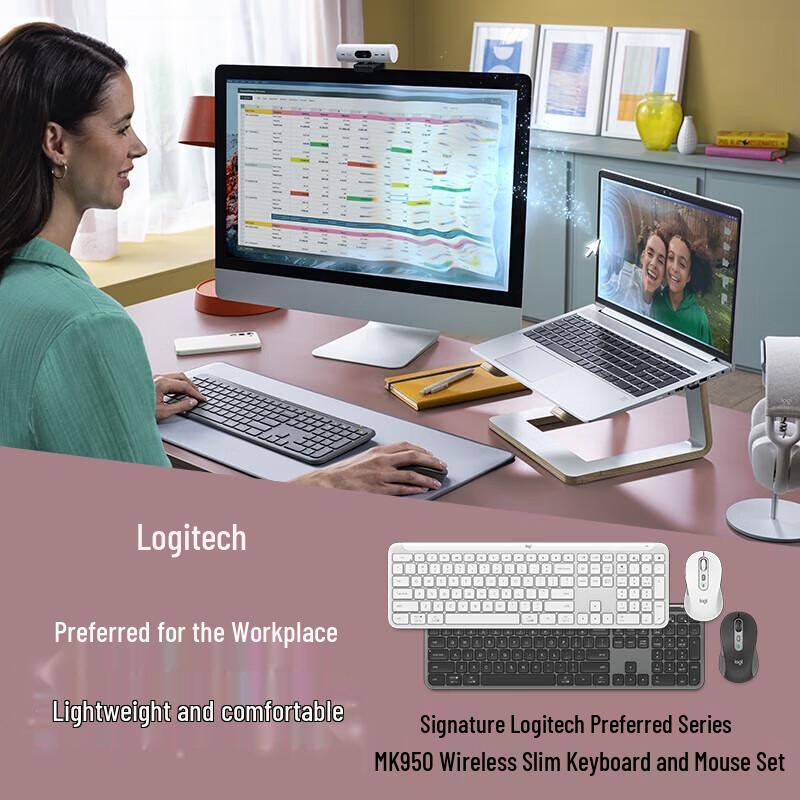 Logitech MK950 Bluetooth Keyboard and Mouse Combo
Logitech MK950 Bluetooth Keyboard and Mouse Combo