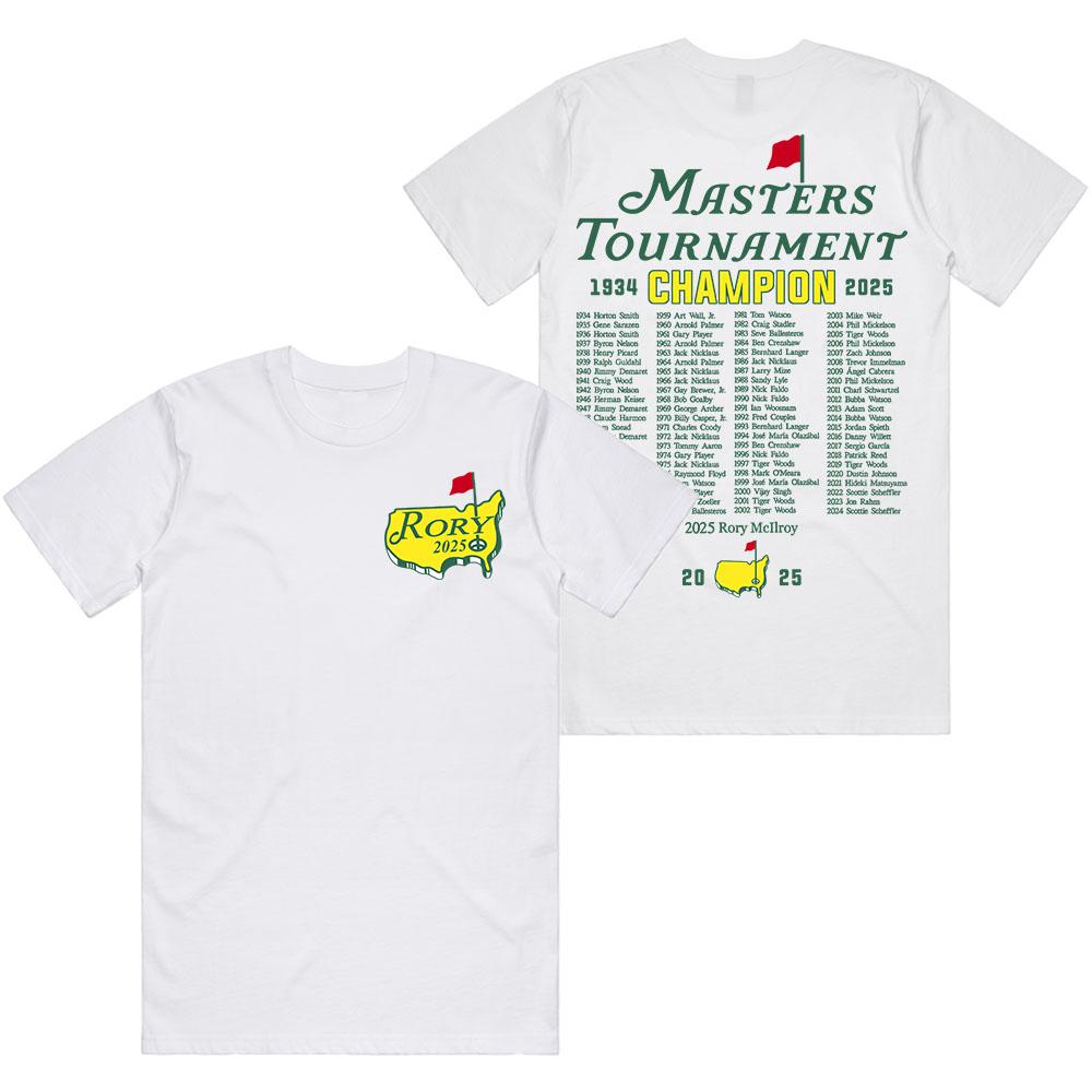 Футболка Rory McIlroy Masters Winner 2025 Golf Masters Champion T-shirt Masters Tournament Golf Lover T Shirt Men Cotton Tees XS белый
Футболка Rory McIlroy Masters Winner 2025 Golf Masters Champion T-shirt Masters Tournament Golf Lover T Shirt Men Cotton Tees XS белый