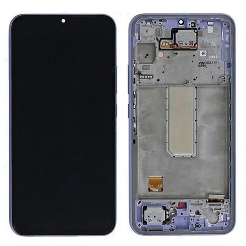 For Samsung Galaxy A34 5G A346 OEM Grade S AMOLED Screen and Digitizer Assembly+Frame Repair Part (without Logo) Purple
For Samsung Galaxy A34 5G A346 OEM Grade S AMOLED Screen and Digitizer Assembly+Frame Repair Part (without Logo) Purple