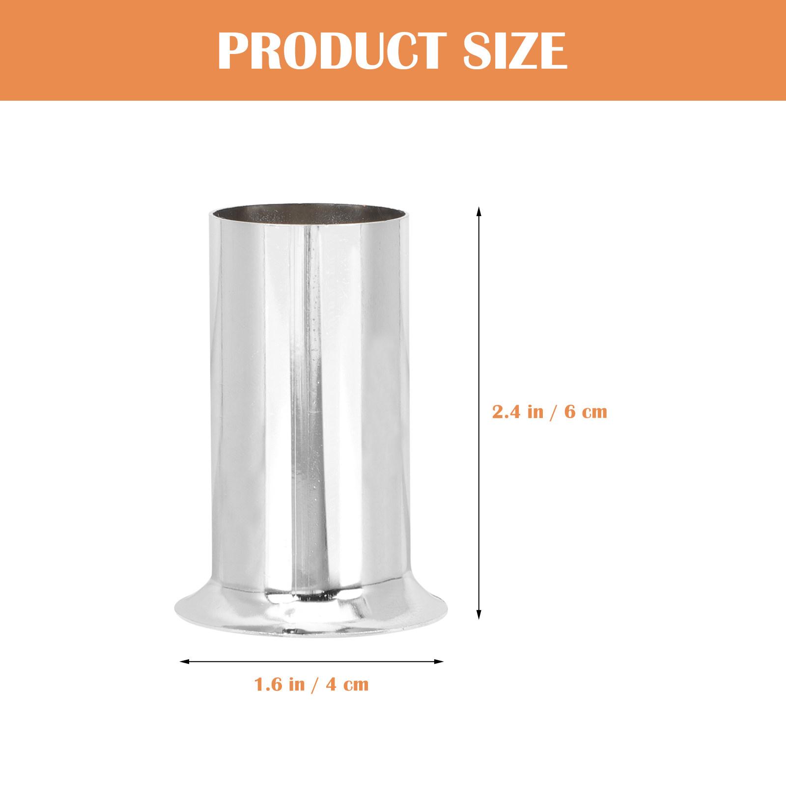 10Pcs Crystal Chandelier Lamp Base Sleeves Heat Resistant Iron Flanging Covers for Chandelier Lighting Accessories Silver
10Pcs Crystal Chandelier Lamp Base Sleeves Heat Resistant Iron Flanging Covers for Chandelier Lighting Accessories Silver