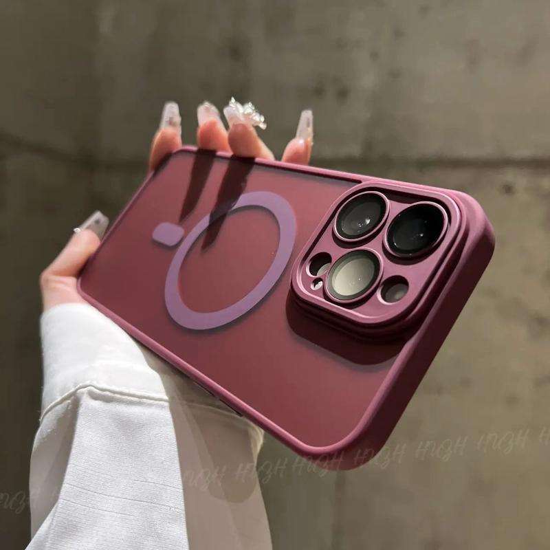 Роскошный матовый чехол для телефона Magsafe с беспроводной зарядкой для iPhone 11 12 13 14 15 Pro Max Plus, чехлы с магнитным бампером For iPhone 11Pro
Роскошный матовый чехол для телефона Magsafe с беспроводной зарядкой для iPhone 11 12 13 14 15 Pro Max Plus, чехлы с магнитным бампером For iPhone 11Pro