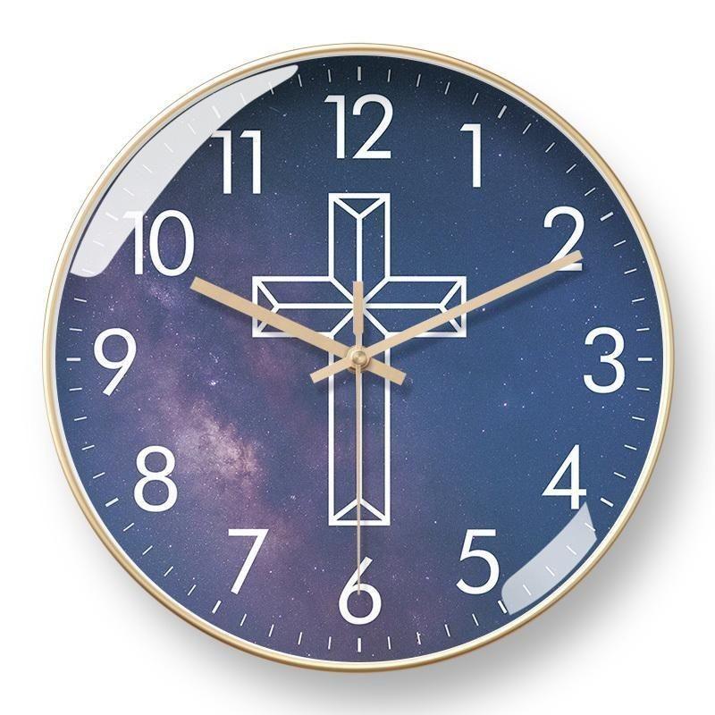 Creative Cross Wall Clock for Living Room and Bedroom Wall-mounted Silent Watch, Simple Silent Watch for Living Room and Bedroom BF3273 gold frame gold needle
Creative Cross Wall Clock for Living Room and Bedroom Wall-mounted Silent Watch, Simple Silent Watch for Living Room and Bedroom BF3273 gold frame gold needle
