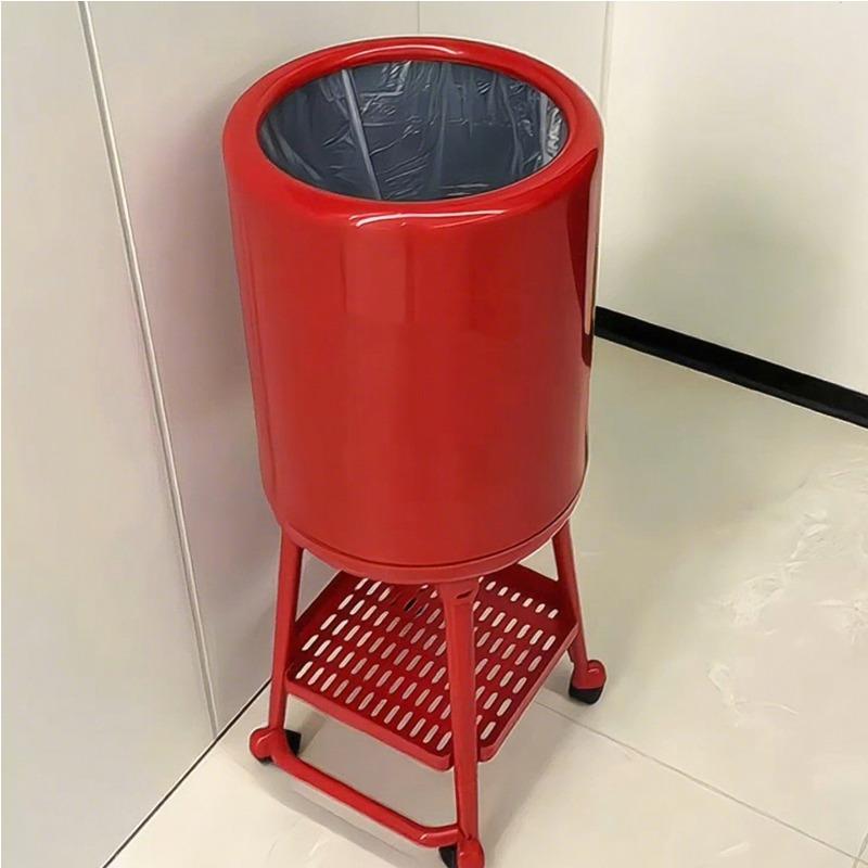 High-foot Trash Can Large Capacity Removable Waste Bins Bathroom Round Storage Garbage Can Kitchen Wastebasket with Wheels красный
High-foot Trash Can Large Capacity Removable Waste Bins Bathroom Round Storage Garbage Can Kitchen Wastebasket with Wheels красный