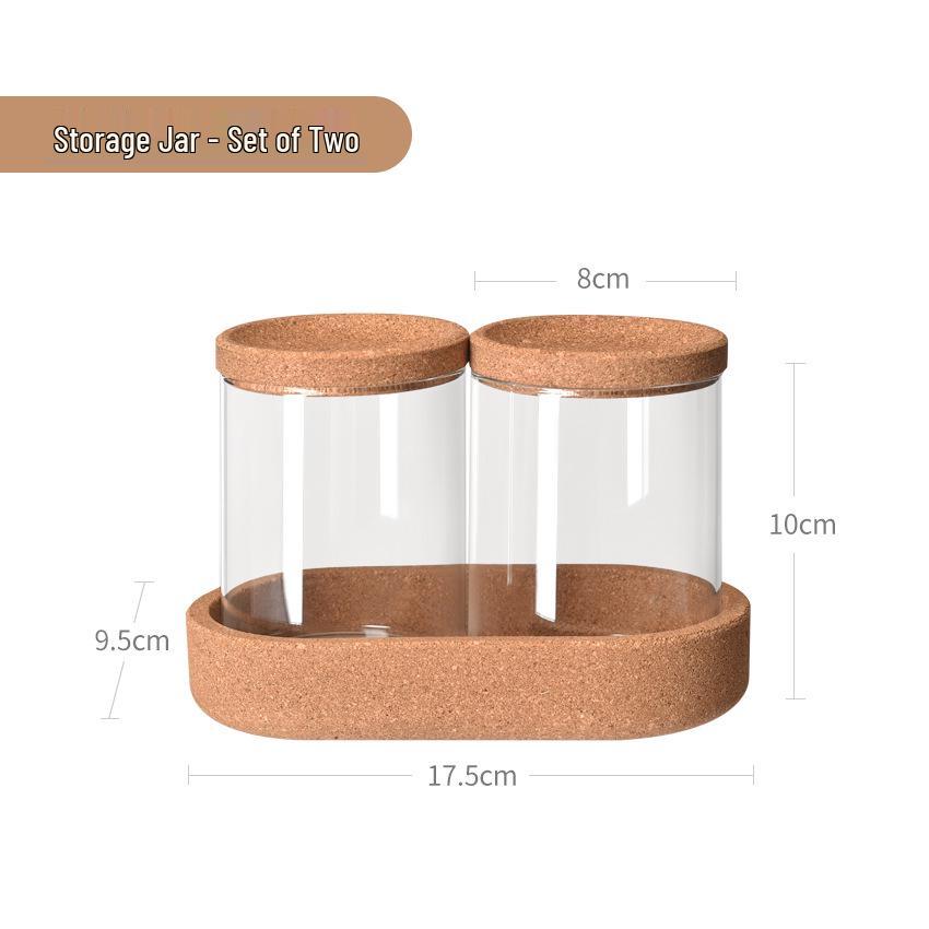 Multifunctional Glass Jar Set for Makeup Sponge & Cotton Swab Storage Medium
Multifunctional Glass Jar Set for Makeup Sponge & Cotton Swab Storage Medium