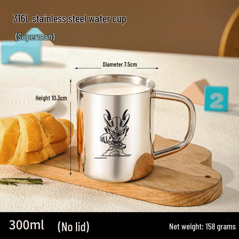 Child-Safe 316 Stainless Steel Water Cup with Lid, Drop-Proof, Engravable, Double-Walled, Anti-Scald for Home and Kindergarten Use Details
Child-Safe 316 Stainless Steel Water Cup with Lid, Drop-Proof, Engravable, Double-Walled, Anti-Scald for Home and Kindergarten Use Details