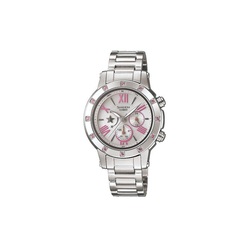 Casio SHEEN 50m waterproof solar quartz movement stainless steel strap Japanese and Korean watch women s watch silver dial SHN-7504D-7A серебряный
Casio SHEEN 50m waterproof solar quartz movement stainless steel strap Japanese and Korean watch women s watch silver dial SHN-7504D-7A серебряный