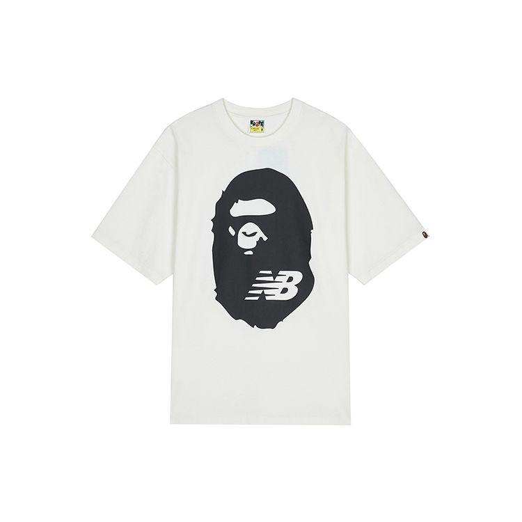 Мужская футболка с круглым вырезом и принтом логотипа New Balance x Bape, белые топы BATE2000-IVX
Мужская футболка с круглым вырезом и принтом логотипа New Balance x Bape, белые топы BATE2000-IVX