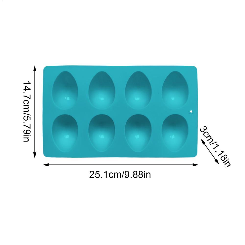 Easter Silicone Molds 8-Cavity Food Grade Easy Release Bakeware Easter Candy Molds Silicone Baking Pan for Cookie Candy Jelly синій
Easter Silicone Molds 8-Cavity Food Grade Easy Release Bakeware Easter Candy Molds Silicone Baking Pan for Cookie Candy Jelly синій