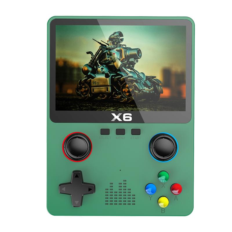 X6 HD 3.5-Inch Screen Handheld Game Console Built-in Video Games Machine with Dual Joystick Design Black
X6 HD 3.5-Inch Screen Handheld Game Console Built-in Video Games Machine with Dual Joystick Design Black