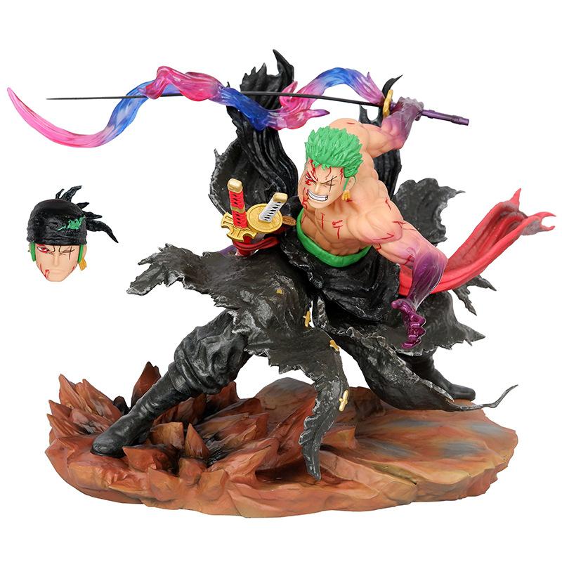 Anime One Piece Figure Battle Roronoa Zoro Scene 2 Heads Zoro Gk Statue Pvc Model Toys Doll Ornament Collection Gift
Anime One Piece Figure Battle Roronoa Zoro Scene 2 Heads Zoro Gk Statue Pvc Model Toys Doll Ornament Collection Gift