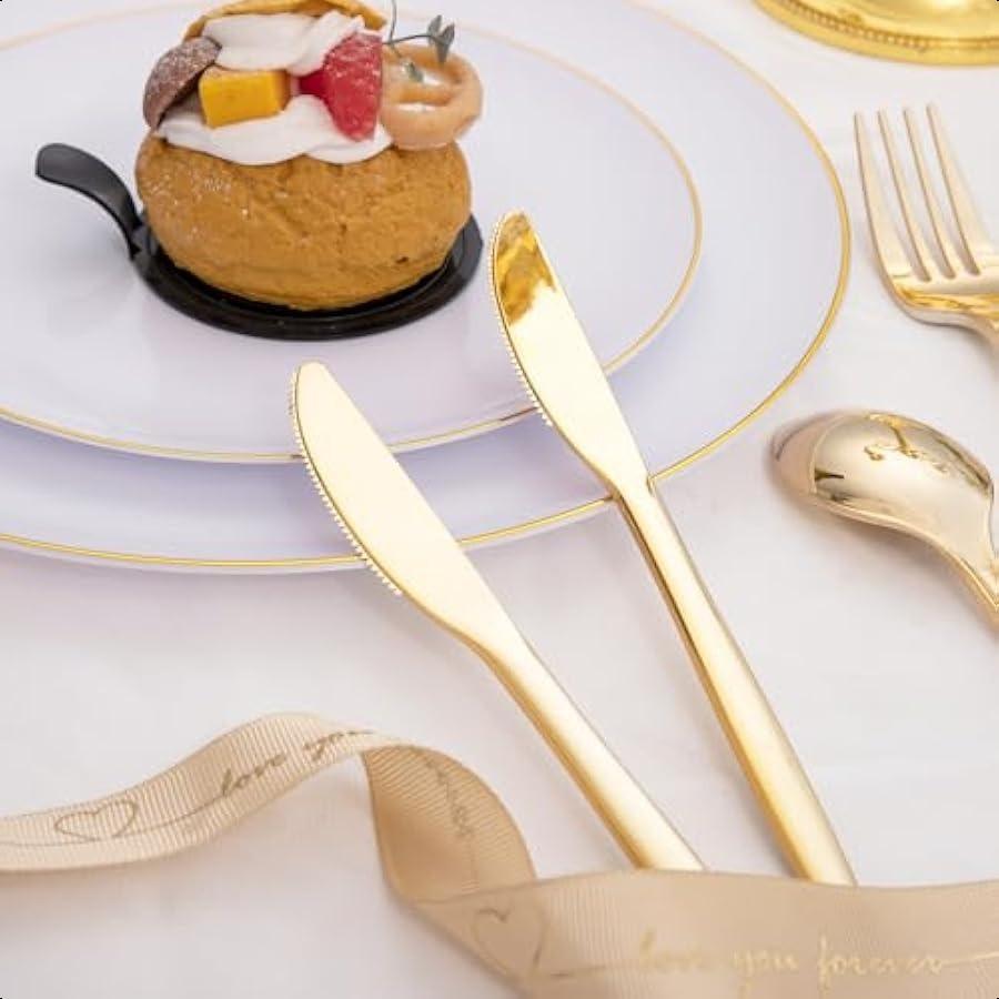 100 шт. Золотые пластиковые ножи 6,67 дюйма Золотые пластиковые столовые приборы Сверхпрочные Одноразовые ножи для званых обедов Кейтеринг Одноразовые United States
100 шт. Золотые пластиковые ножи 6,67 дюйма Золотые пластиковые столовые приборы Сверхпрочные Одноразовые ножи для званых обедов Кейтеринг Одноразовые United States