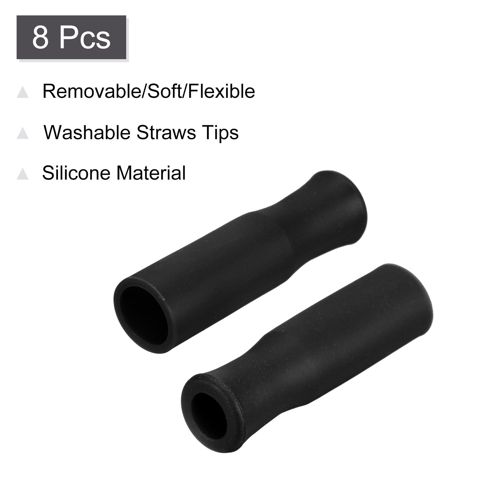 8pcs Silicone Straw Tips Metal Straw Covers, Soft Reusable Straws Tips Fit for 1/4Inch 1/3 Inch OD Stainless Steel Straws
8pcs Silicone Straw Tips Metal Straw Covers, Soft Reusable Straws Tips Fit for 1/4Inch 1/3 Inch OD Stainless Steel Straws