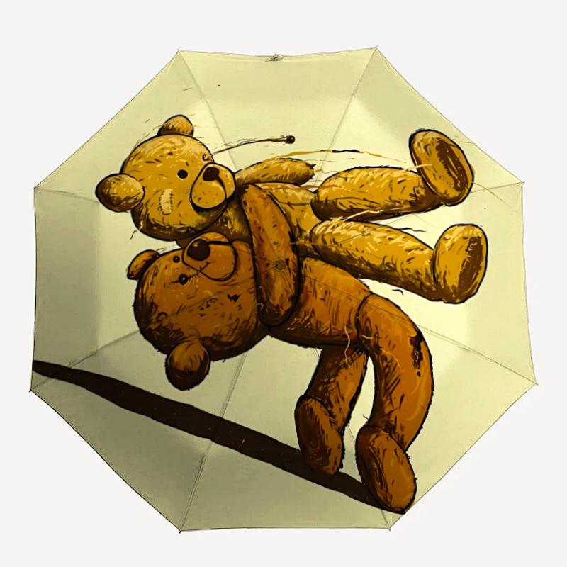 1pc Teddy Bears Automatic Open/Close Umbrella Compact Folding Umbrella, All-Season Portable Umbrella for Women/Men F1124316
1pc Teddy Bears Automatic Open/Close Umbrella Compact Folding Umbrella, All-Season Portable Umbrella for Women/Men F1124316