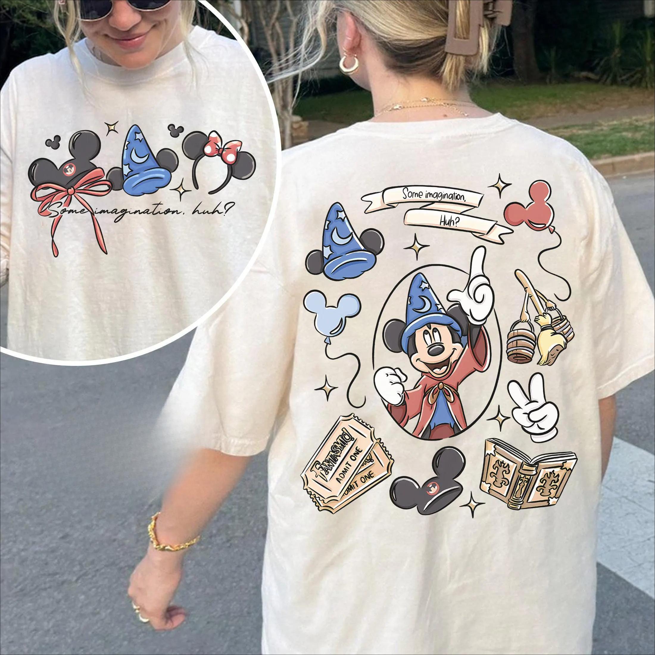 2026 New Vintage Bow Magician Imagination Fantasy Mickey Print Womens TShirt Easy Fashion Plus Size Short Sleeve S
2026 New Vintage Bow Magician Imagination Fantasy Mickey Print Womens TShirt Easy Fashion Plus Size Short Sleeve S