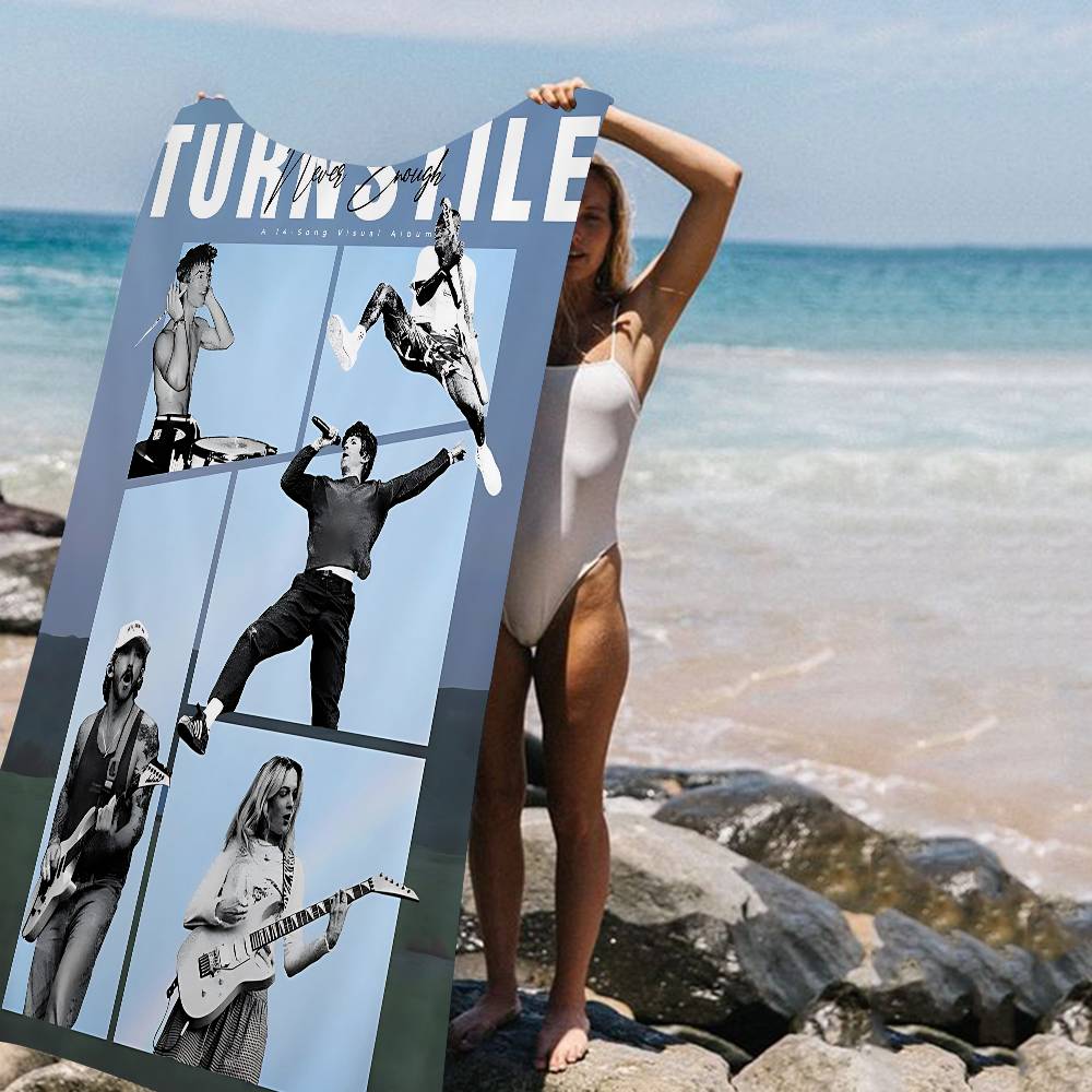 Music Band T-Turnstile Microfiber Printed Beach Towel Mountain Climbing Yoga Beach Swimming Running Absorbent Soft Towel W40*H60(CM)
Music Band T-Turnstile Microfiber Printed Beach Towel Mountain Climbing Yoga Beach Swimming Running Absorbent Soft Towel W40*H60(CM)