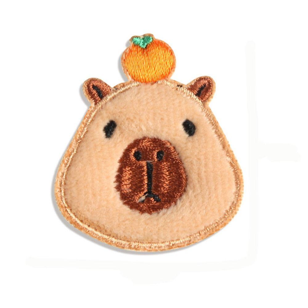 Self-adhesive Clothing Patch Cartoon Clothes Appliques Capybara Embroidered Patches Sewing
Self-adhesive Clothing Patch Cartoon Clothes Appliques Capybara Embroidered Patches Sewing