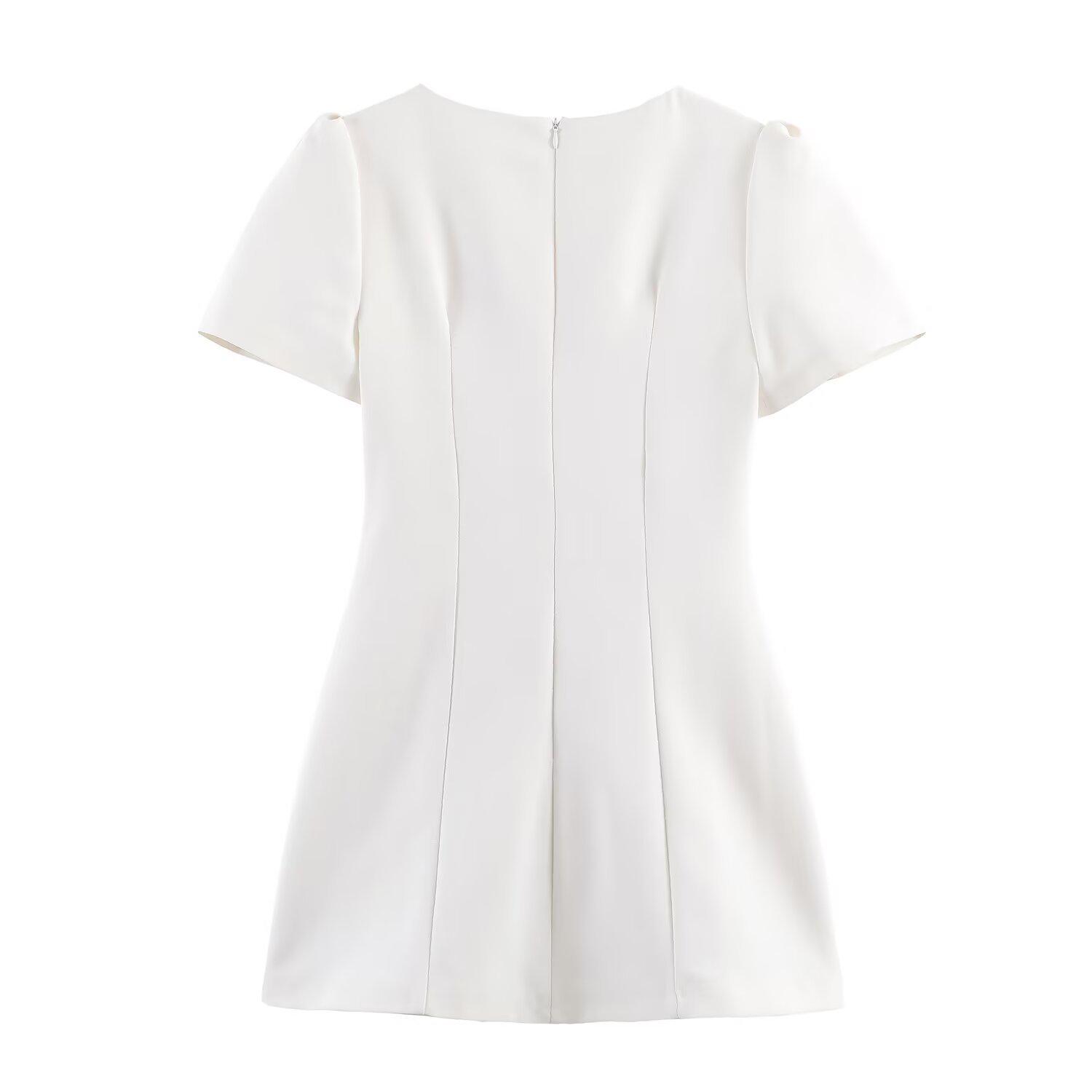 European & American Women s Fashion Slimming Pleated Pocket Dress with Shorts (2025 Model) Small білий
European & American Women s Fashion Slimming Pleated Pocket Dress with Shorts (2025 Model) Small білий
