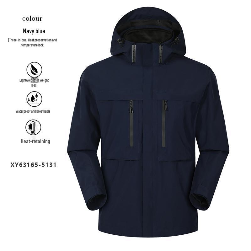 Silver Fox Fleece-Lined Multi-Color 3-in-1 Storm Jacket for Men & Women - Outdoor Climbing & Team Logo Option, Autumn/Winter Small
Silver Fox Fleece-Lined Multi-Color 3-in-1 Storm Jacket for Men & Women - Outdoor Climbing & Team Logo Option, Autumn/Winter Small