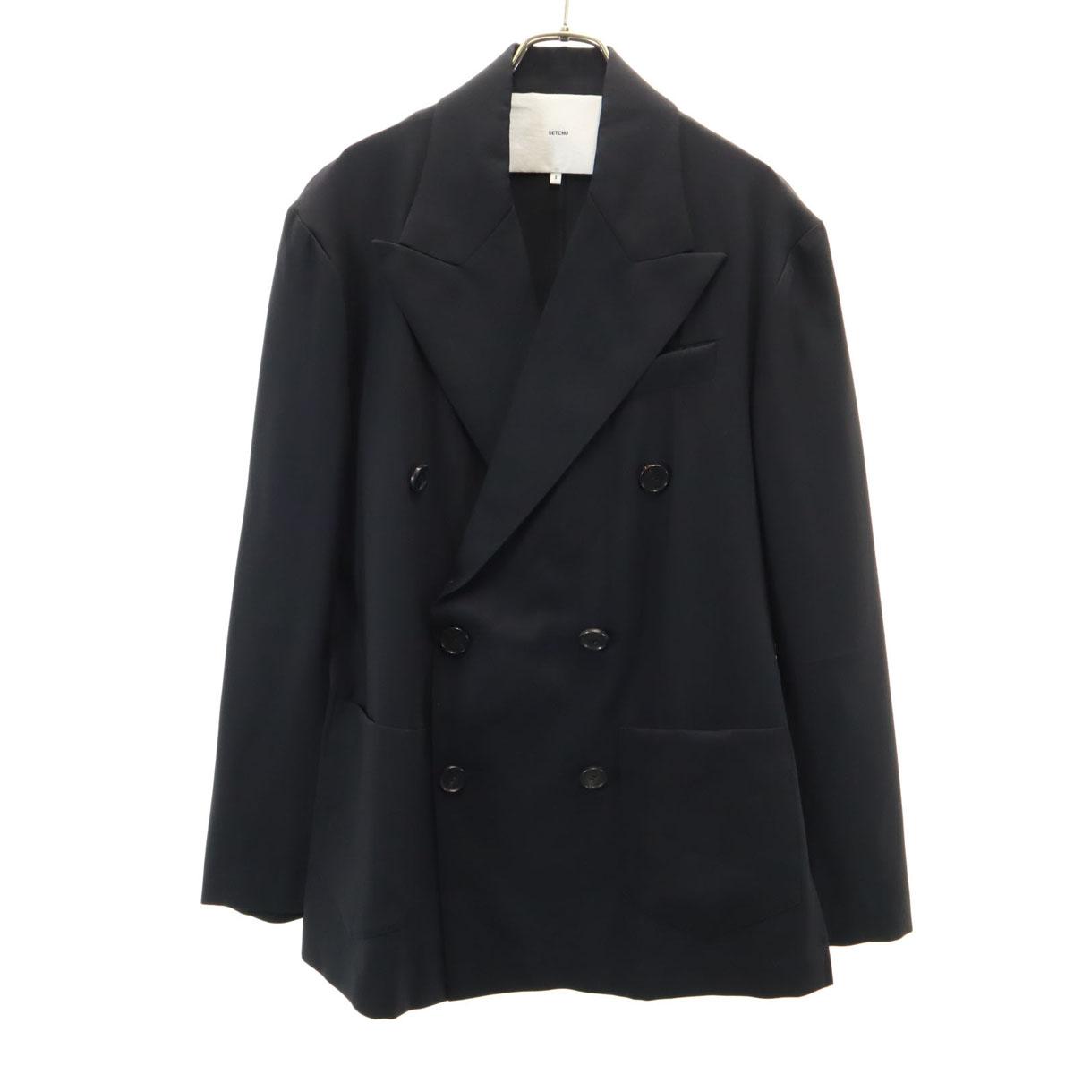 SETCHU Made in Italy wool blend Beams double tailored jacket 2 black Men s Used
SETCHU Made in Italy wool blend Beams double tailored jacket 2 black Men s Used