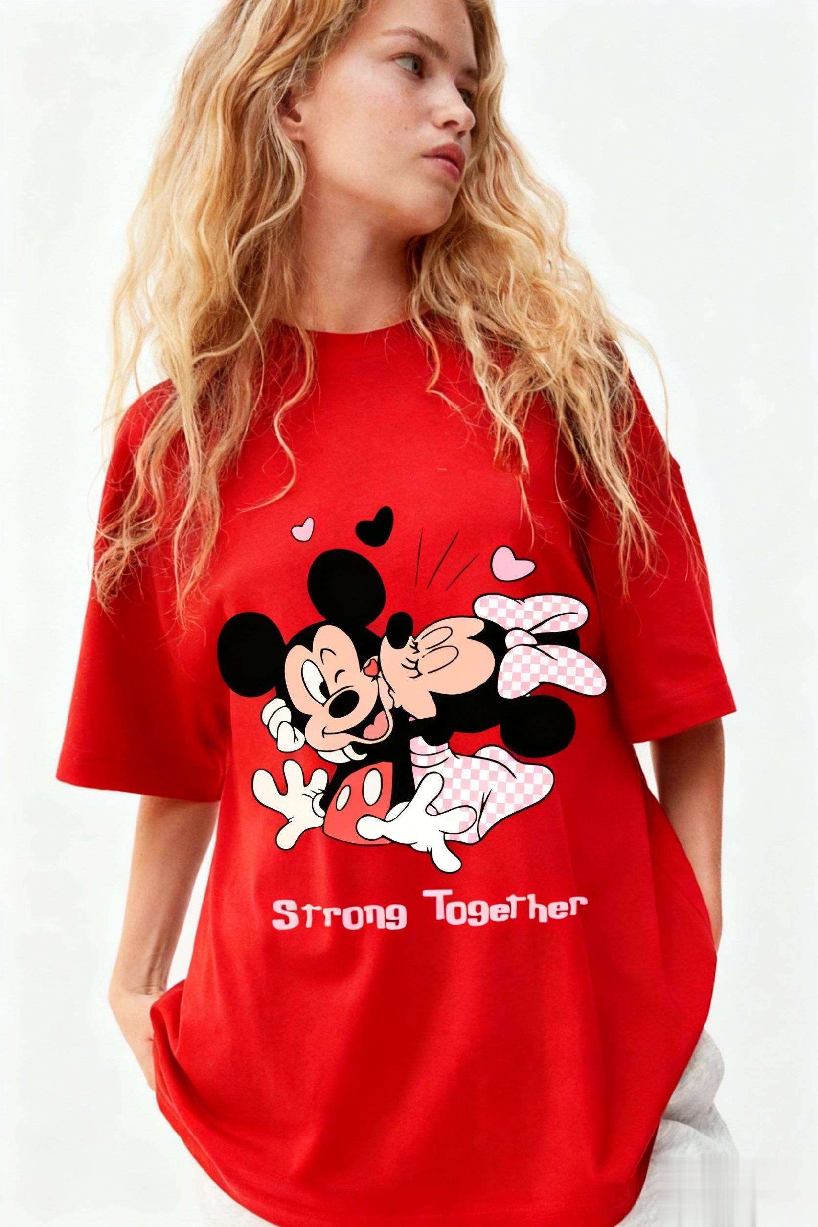 Unisex Mickey Minnie Print Tshirt Men Women Oversized Vintage Disney Graphic Top Casual Short Sleeve Tee Streetwear Summer New S
Unisex Mickey Minnie Print Tshirt Men Women Oversized Vintage Disney Graphic Top Casual Short Sleeve Tee Streetwear Summer New S