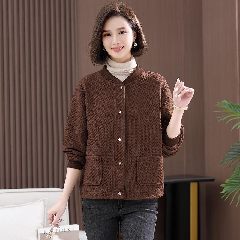 Женская зеленая куртка-бомбер петит: Осенний короткий кардиган-свитшот для мам среднего возраста M (90-115 Jin)
Женская зеленая куртка-бомбер петит: Осенний короткий кардиган-свитшот для мам среднего возраста M (90-115 Jin)