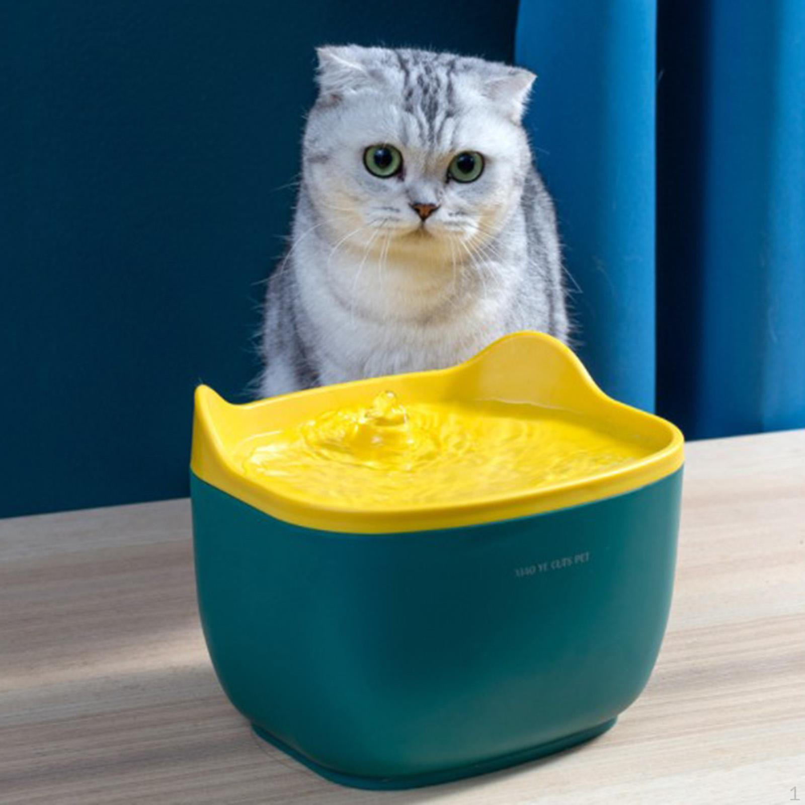 2.5L Cat Water Fountain Pets Dogs Recycle Dispenser Waterfall Healthy Drinking for Small Green Yellow
2.5L Cat Water Fountain Pets Dogs Recycle Dispenser Waterfall Healthy Drinking for Small Green Yellow