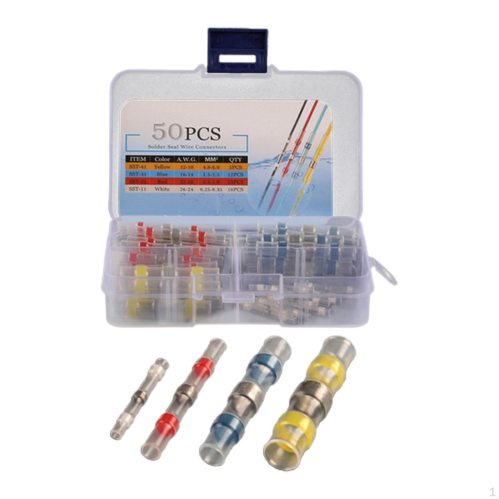 Solder Joints Wire Connectors Sleeves Self-welding 4 Colors Joint Butt Connector 100pcs
Solder Joints Wire Connectors Sleeves Self-welding 4 Colors Joint Butt Connector 100pcs
