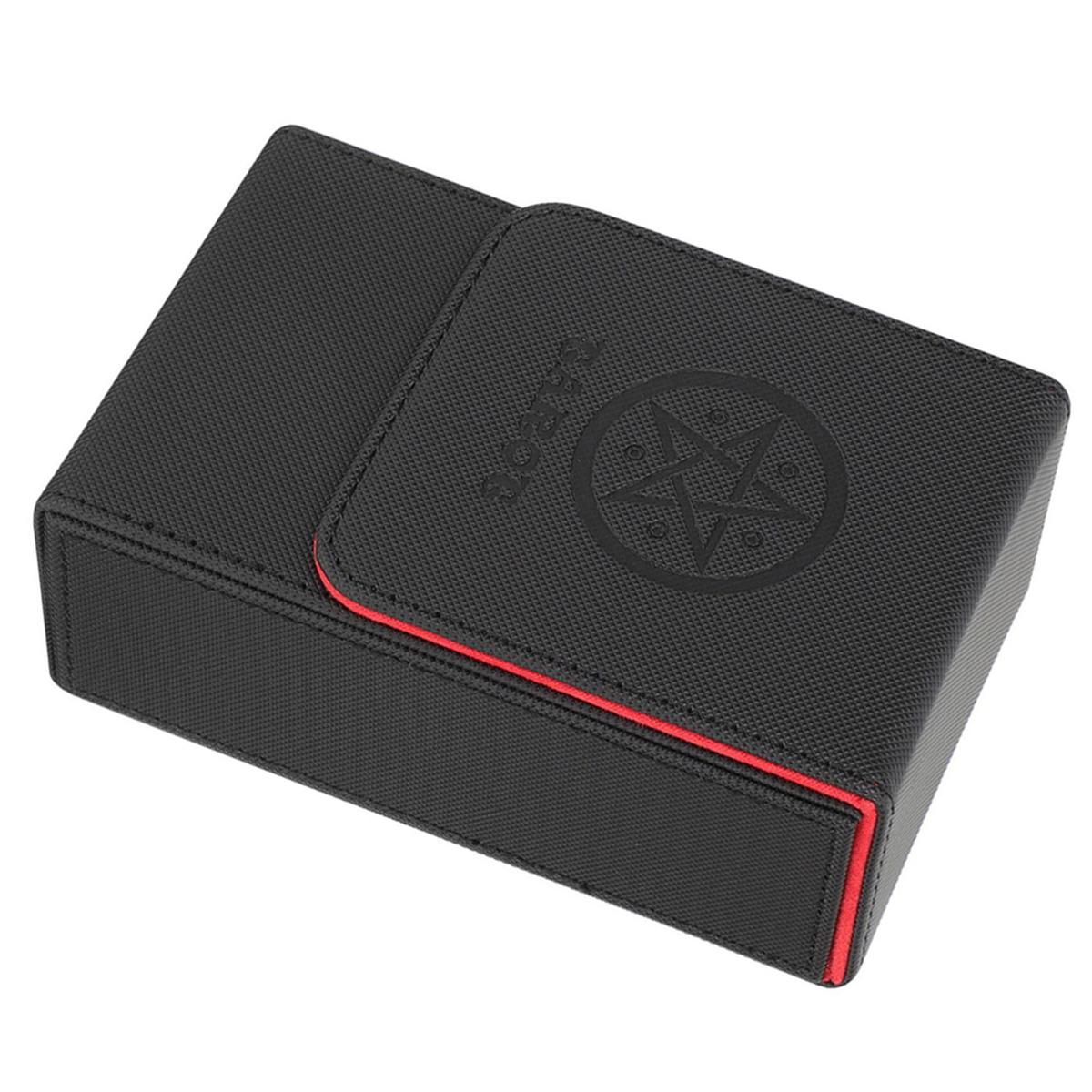 BAAU 2X Black Red Pattern Tarot Card Storage Box PU Leather Game Poker Deck Card Frame NONE
BAAU 2X Black Red Pattern Tarot Card Storage Box PU Leather Game Poker Deck Card Frame NONE
