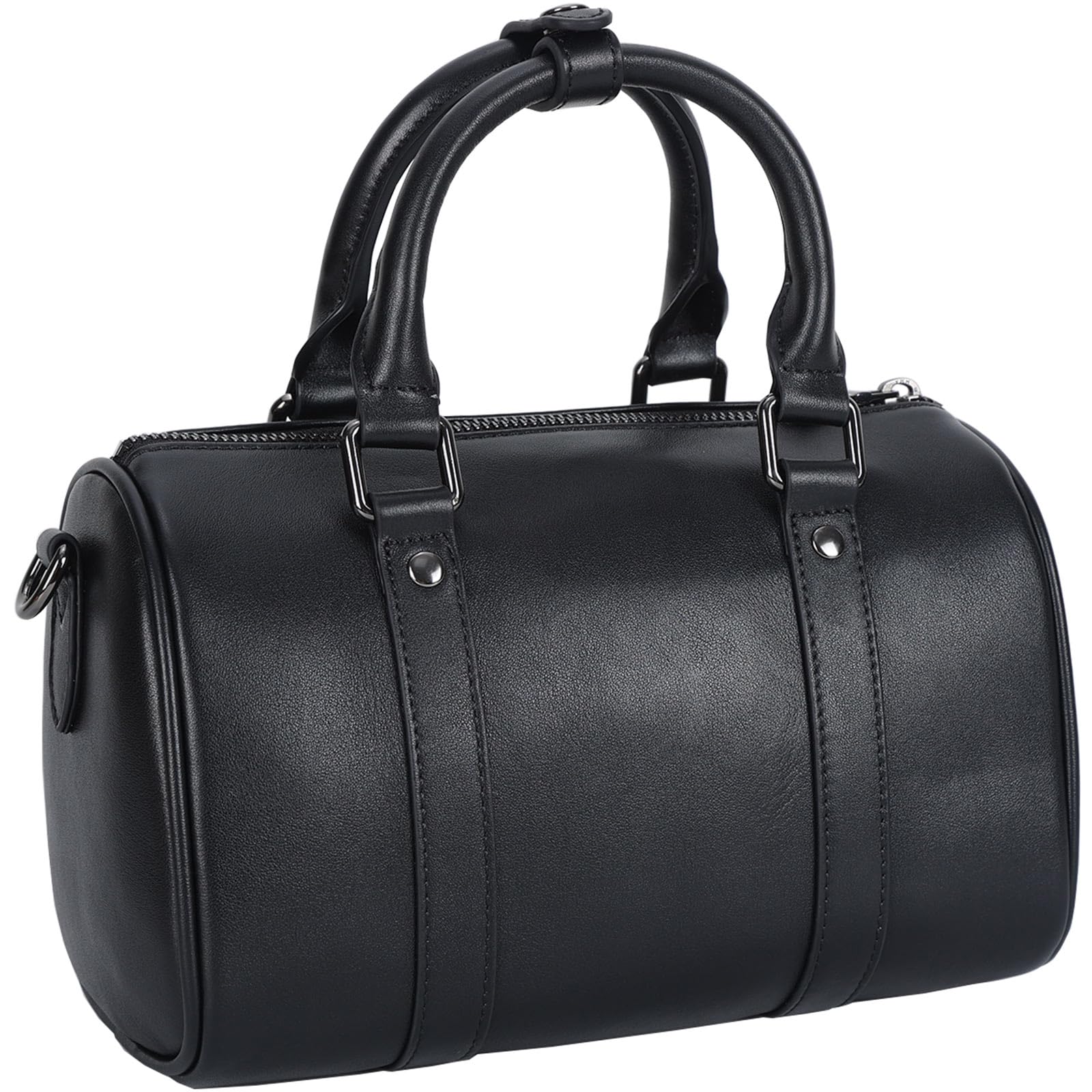 TIDING Semicircular Drum Bag Small Genuine Leather Unisex Mini Shoulder Bag Handle Bag Shoulder Bag Ladies 2WAY Nappa Leather Freestanding YKK чорний
TIDING Semicircular Drum Bag Small Genuine Leather Unisex Mini Shoulder Bag Handle Bag Shoulder Bag Ladies 2WAY Nappa Leather Freestanding YKK чорний