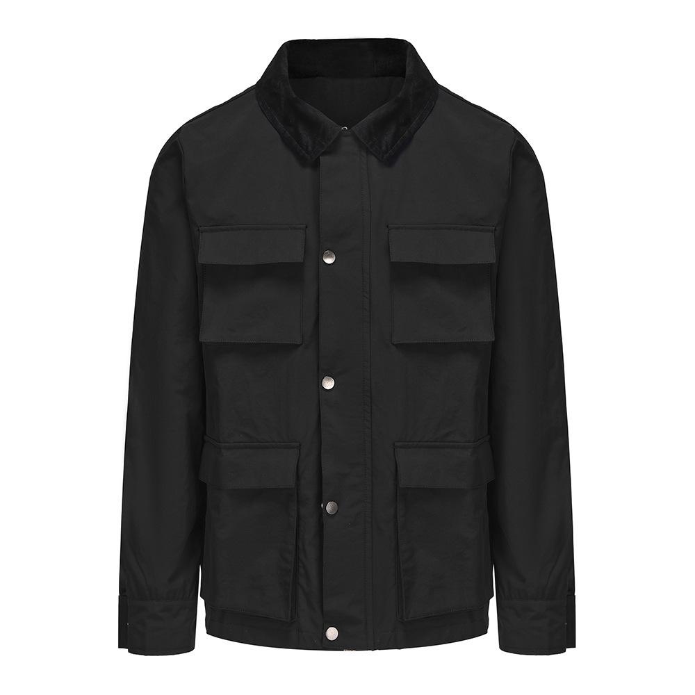 2024 Spring/Autumn Men s Solid Color Zipper Jacket Coat Double Extra Large чорний
2024 Spring/Autumn Men s Solid Color Zipper Jacket Coat Double Extra Large чорний