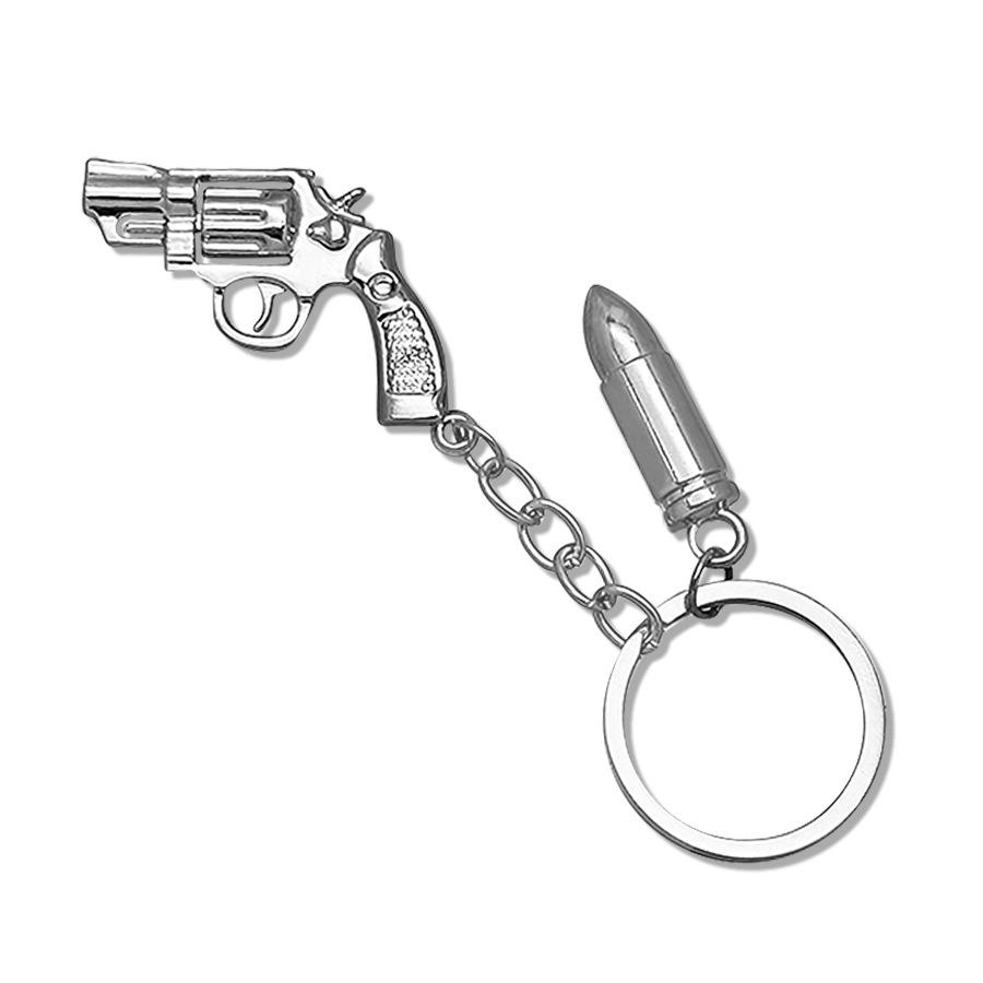 Trendy European & American Pistol Bullet Keychain Pendant - Fashionable Car Gift серебряный
Trendy European & American Pistol Bullet Keychain Pendant - Fashionable Car Gift серебряный