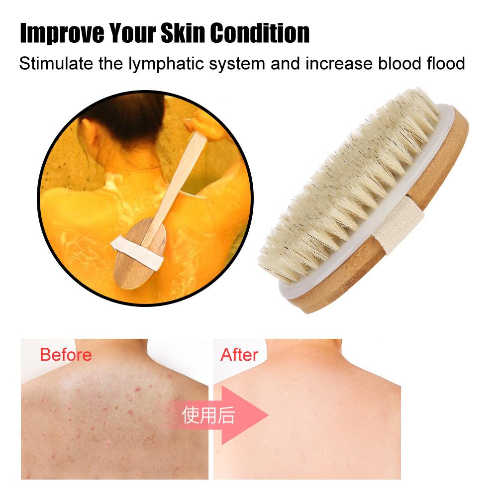 Long Bath Shower Body Brush Bristles Brushing Exfoliating Skin Cleaning Care Brush Massager
Long Bath Shower Body Brush Bristles Brushing Exfoliating Skin Cleaning Care Brush Massager