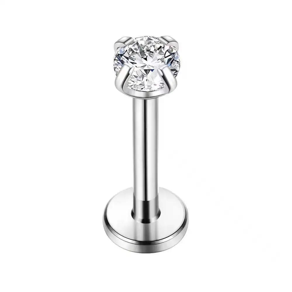 1pc Stainless Steel Earrings Zircon Ear Cartilage Studs Piercing Titanium Helix Labret Lip Studs Sexy Earring Jewelry for Woman Silver
1pc Stainless Steel Earrings Zircon Ear Cartilage Studs Piercing Titanium Helix Labret Lip Studs Sexy Earring Jewelry for Woman Silver