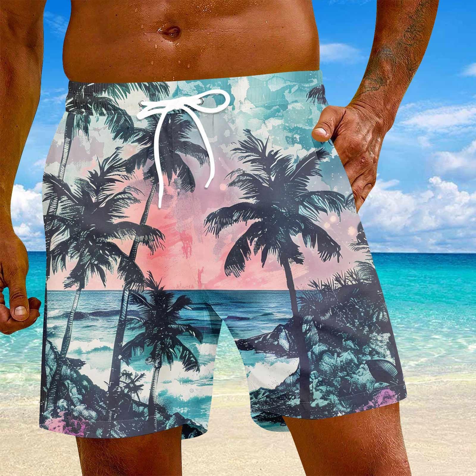 Мужские модные гавайские принты с эластичной талией, повседневные штаны для йоги, пляжные шорты XXXXXL синий
Мужские модные гавайские принты с эластичной талией, повседневные штаны для йоги, пляжные шорты XXXXXL синий