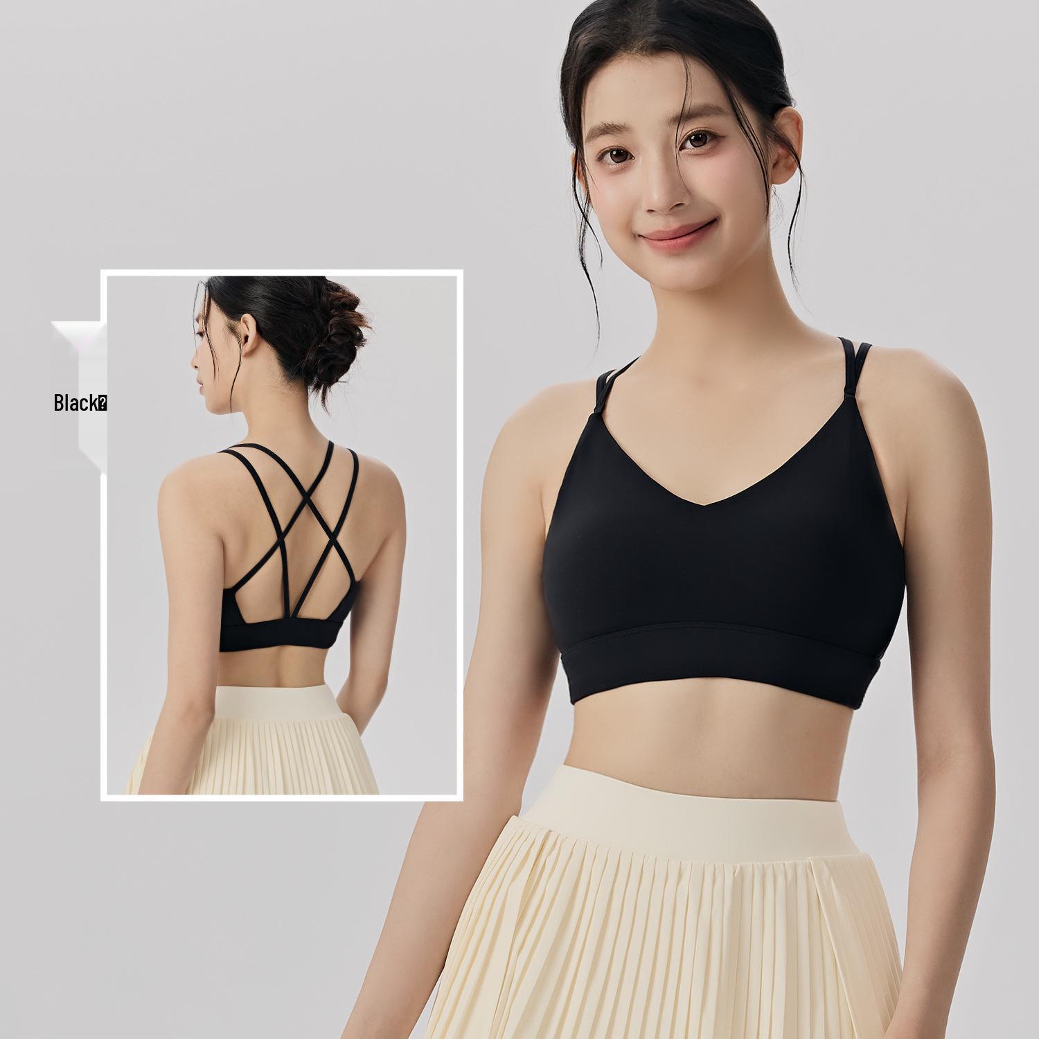 Women s Cross-Back Sports Bra with Integrated Cups - Breathable, High Elasticity, Barely There Feel, Ideal for Yoga S
Women s Cross-Back Sports Bra with Integrated Cups - Breathable, High Elasticity, Barely There Feel, Ideal for Yoga S
