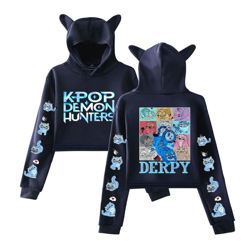 Худи для косплея Huntrix KPop Охотники на демонов Кошачьи ушки Укороченное худи Глуповатый тигр Руми Зои Мира Осень Зима Толстовка XXS темно-синий
Худи для косплея Huntrix KPop Охотники на демонов Кошачьи ушки Укороченное худи Глуповатый тигр Руми Зои Мира Осень Зима Толстовка XXS темно-синий