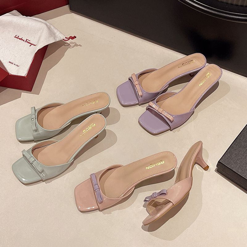 Elegant Slippers Women Shoes Woman Bow Knot Leather Solid Color Peep Toe Thin Heels Ladies Outdoor Shoes 35 зелений
Elegant Slippers Women Shoes Woman Bow Knot Leather Solid Color Peep Toe Thin Heels Ladies Outdoor Shoes 35 зелений