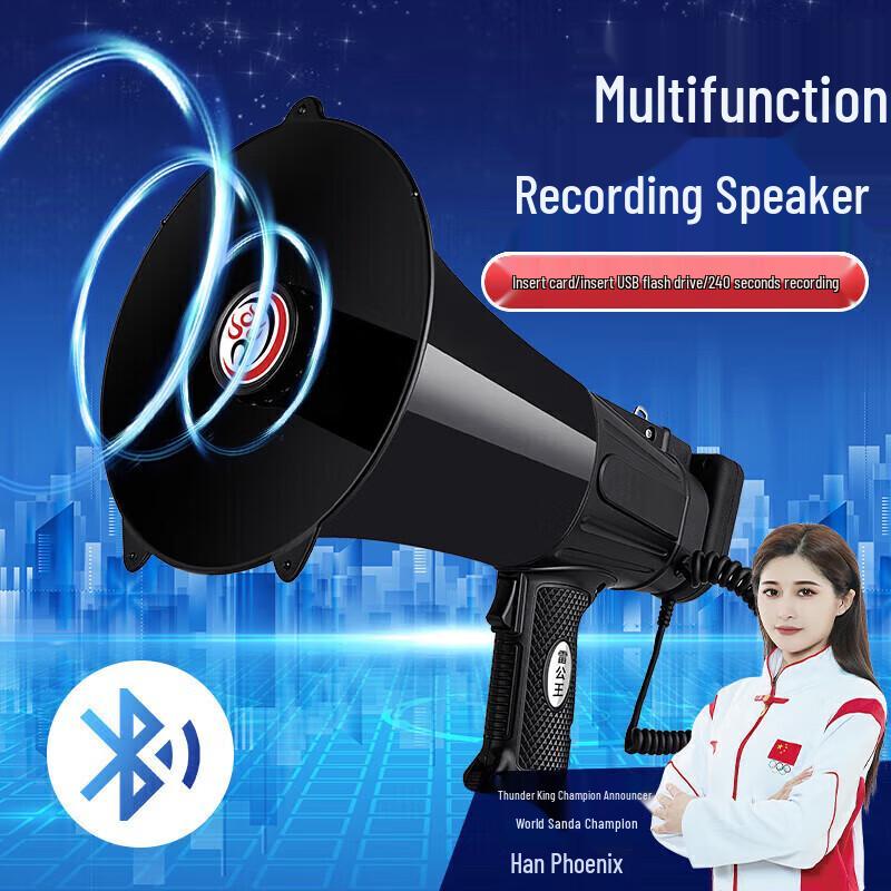 Leigongwang CR-121 Portable Recording Megaphone CN plug (adapter included)
Leigongwang CR-121 Portable Recording Megaphone CN plug (adapter included)