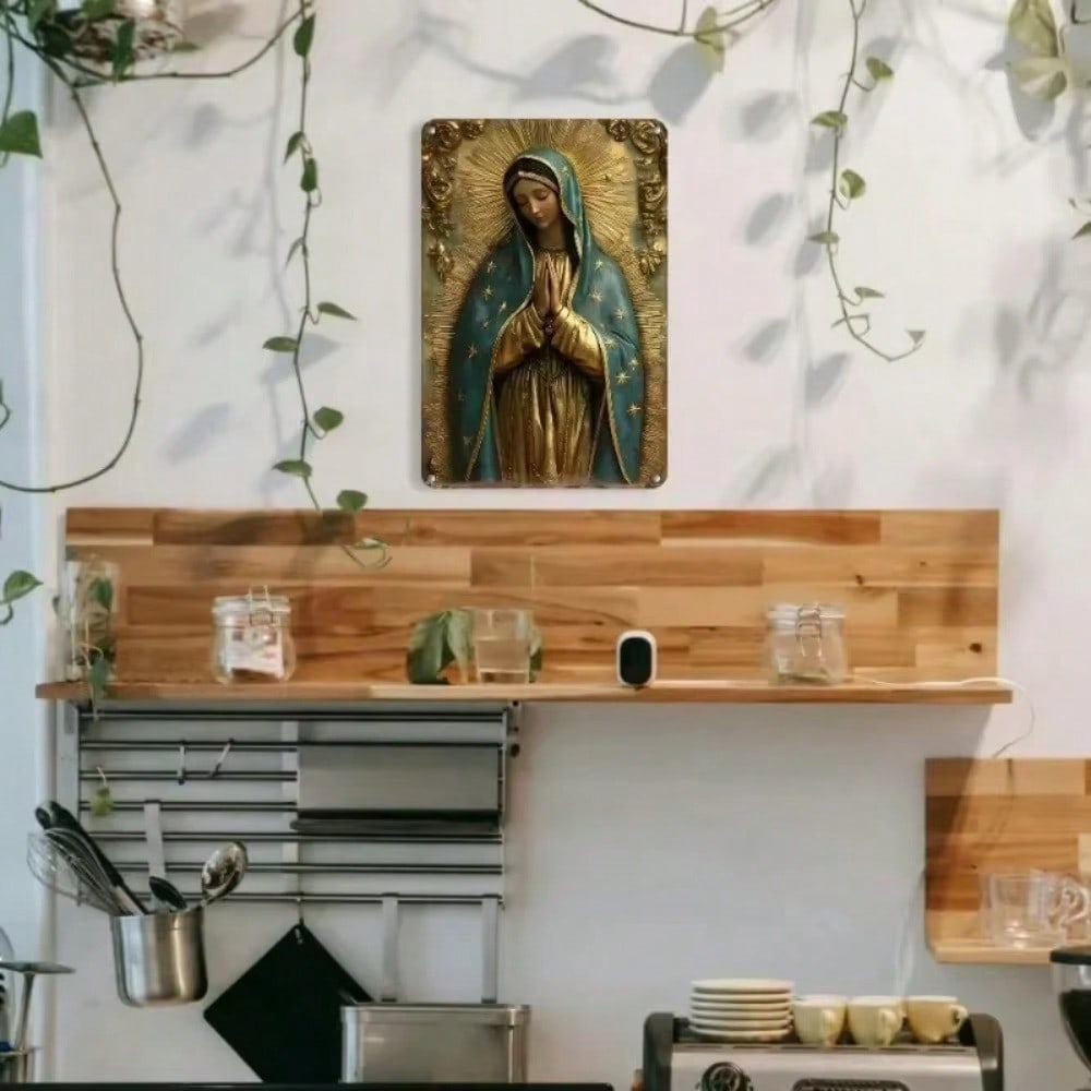 Vintage Virgin Mary Metal Wall Art Catholic Home Decor Rustic Farmhouse Sign 20X30 різнокольоровий
Vintage Virgin Mary Metal Wall Art Catholic Home Decor Rustic Farmhouse Sign 20X30 різнокольоровий
