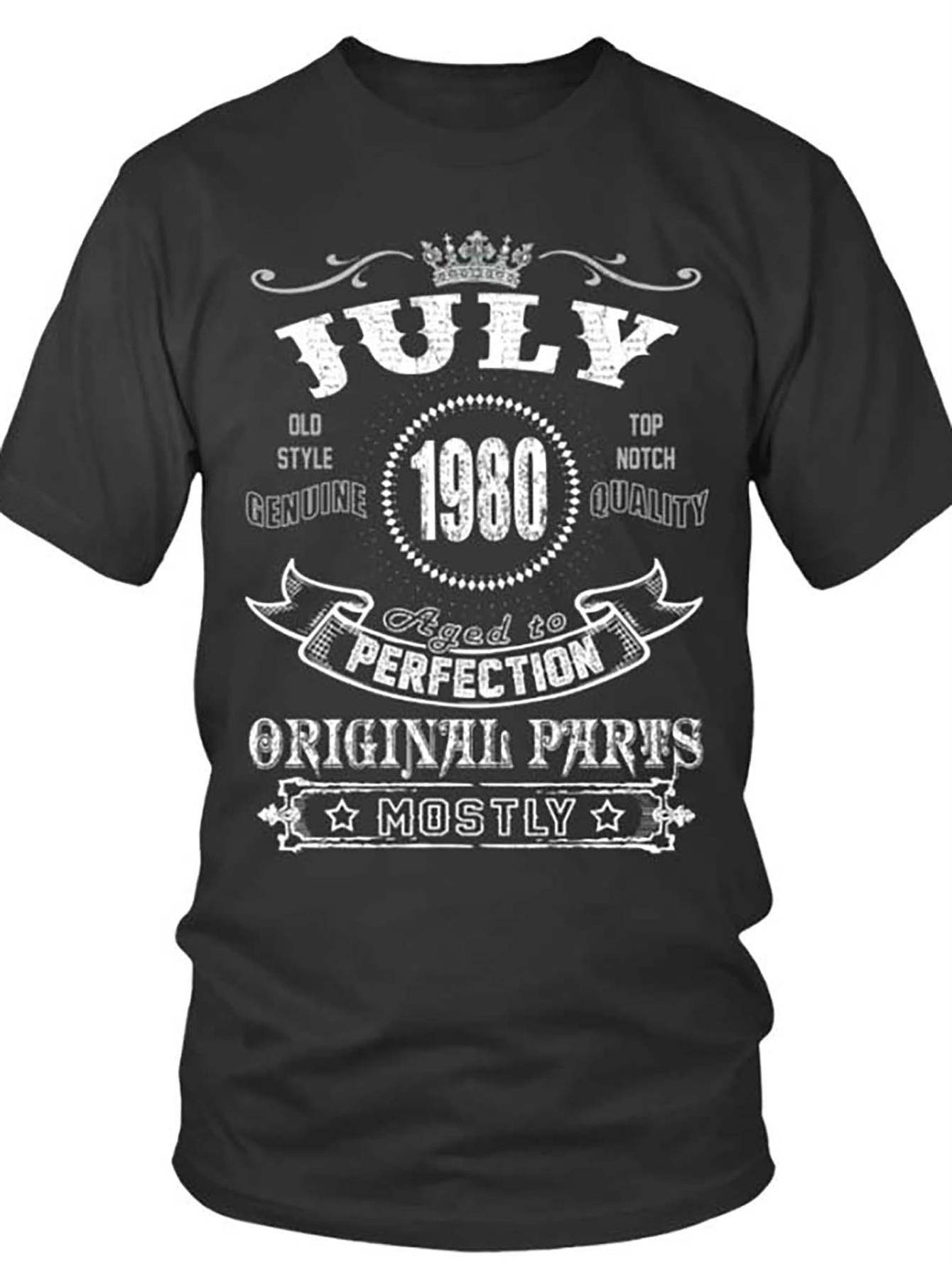 Men s Vintage 1980 Aged to Perfection Retro T-Shirt - July 2019 Menu Design M
Men s Vintage 1980 Aged to Perfection Retro T-Shirt - July 2019 Menu Design M