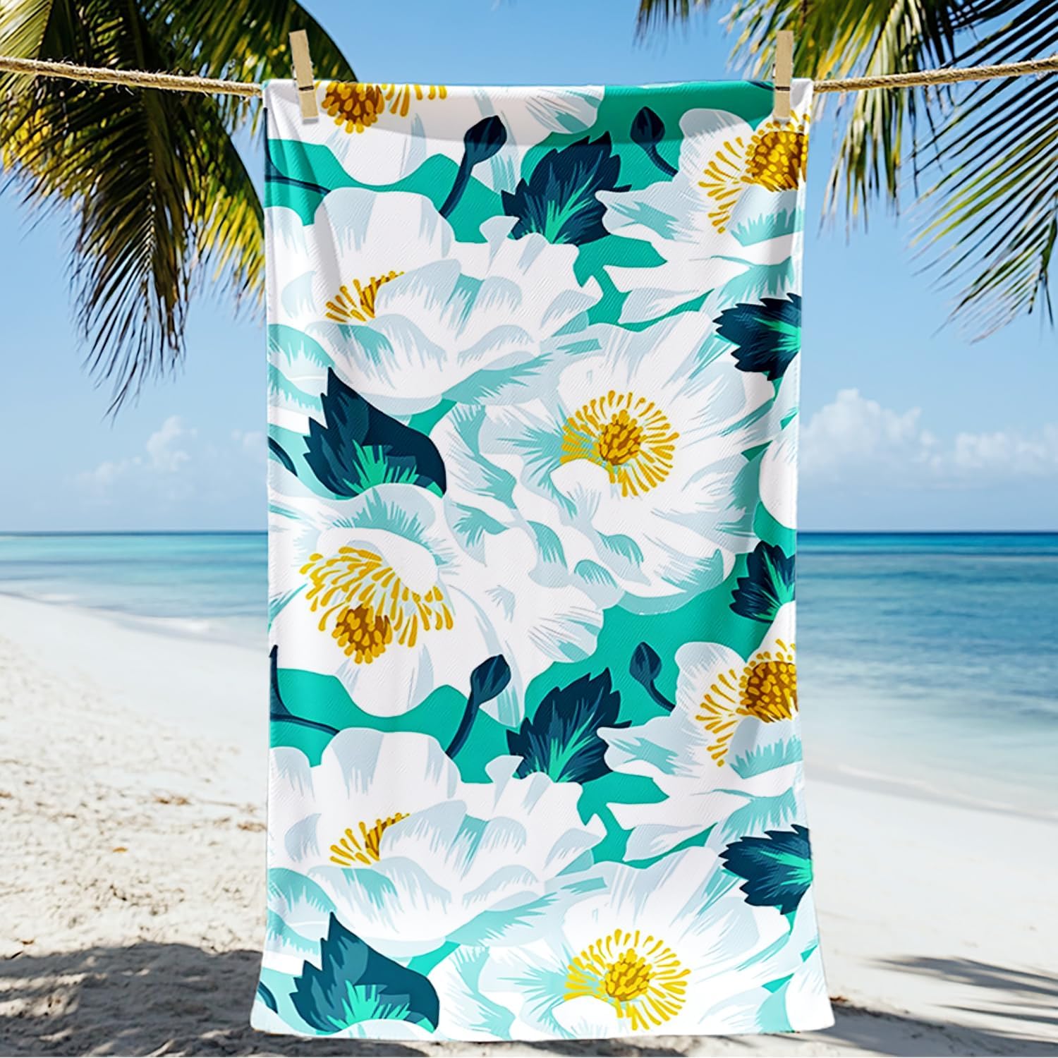 Soft Microfiber Beach Towels, Ultra Absorbent, Quick Drying, Extra Large Swimming Towel, Oversize Sand Free, Beach Vacation W30*H60(CM)
Soft Microfiber Beach Towels, Ultra Absorbent, Quick Drying, Extra Large Swimming Towel, Oversize Sand Free, Beach Vacation W30*H60(CM)