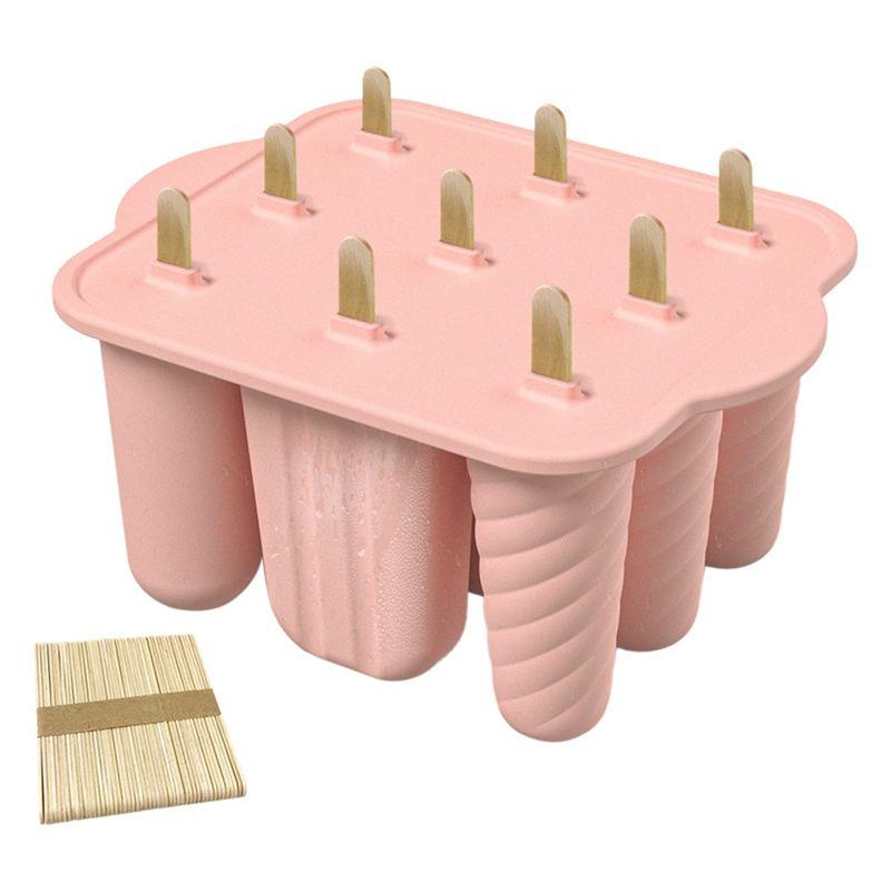 AEE2-9 Hole Silicone Molds Easy-Release Homemade Ice Maker With 50PCS Sticks розовый
AEE2-9 Hole Silicone Molds Easy-Release Homemade Ice Maker With 50PCS Sticks розовый