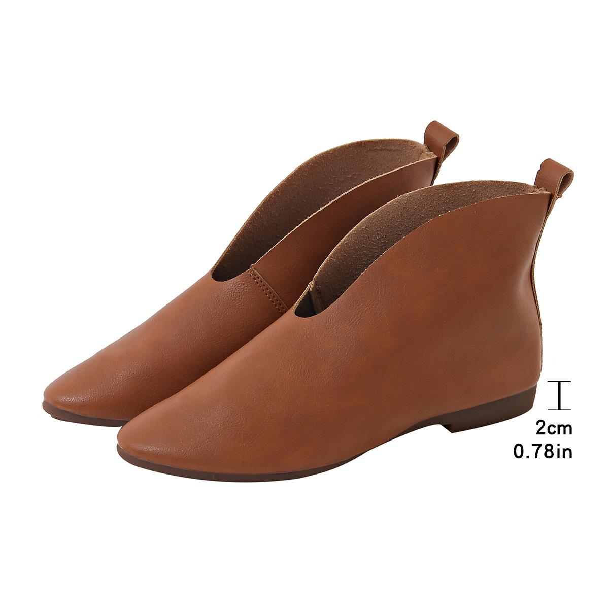 Sharp Toed Oversized Casual Short Boots for Women 2025 Autumn Flat Chelsea Boots 35
Sharp Toed Oversized Casual Short Boots for Women 2025 Autumn Flat Chelsea Boots 35