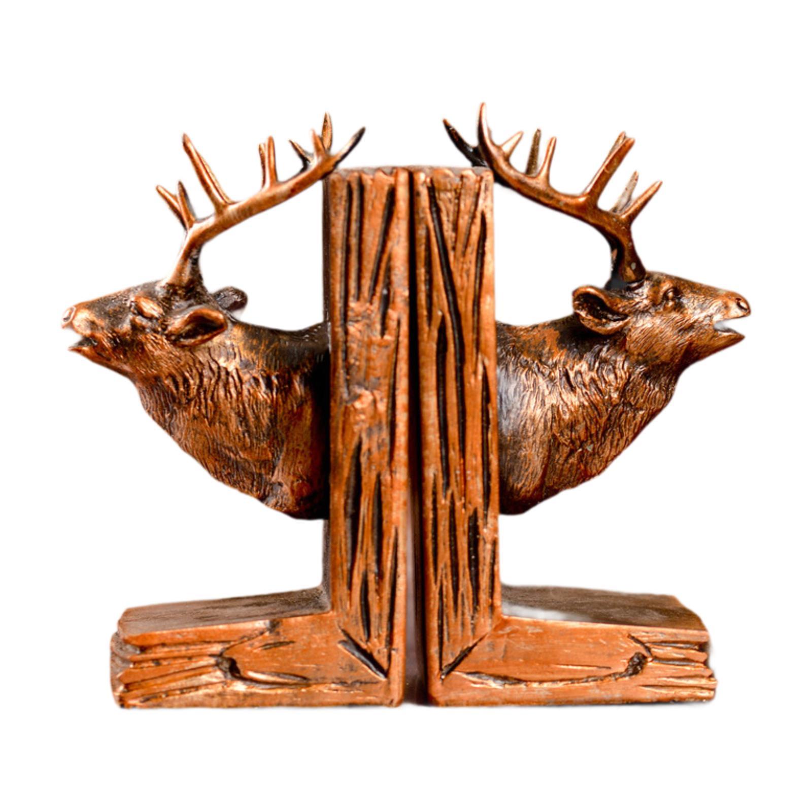 2x Elk Head Statues Bookends Art Crafts Book Ends Book Stoppers Book Supports for Shelves Office Entrance Bookshelf Home Decor світло-коричневого кольору
2x Elk Head Statues Bookends Art Crafts Book Ends Book Stoppers Book Supports for Shelves Office Entrance Bookshelf Home Decor світло-коричневого кольору